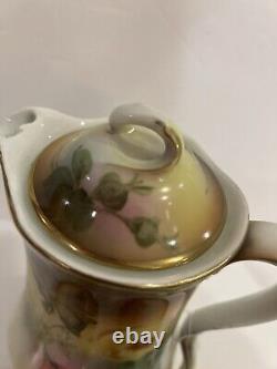 Antique J&C Bavaria Louise Porcelain 9 Server & 2 Tea Cup & Saucer Germany