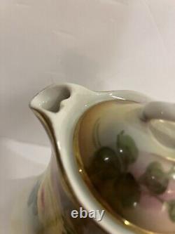 Antique J&C Bavaria Louise Porcelain 9 Server & 2 Tea Cup & Saucer Germany
