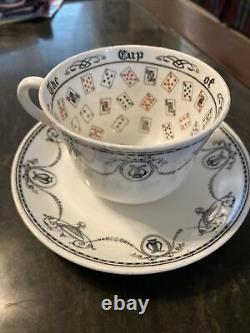 Antique Jackson & Gosling Cup of Knowledge Fortune Telling Teacup Grosvenor1920s