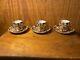 Antique Japanese Butterfly 6 Piece Demitasse Cup And Saucer Sets