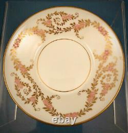 Antique KPM Tea Cup & Saucer, Scenic, Jeweled