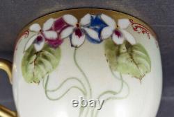 Antique Limoges Tea Cup & Saucer, Pickard Artist