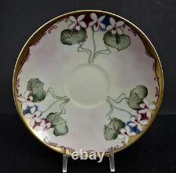 Antique Limoges Tea Cup & Saucer, Pickard Artist