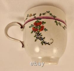 Antique Ludwigsburg Tea Cup & Saucer, 1765