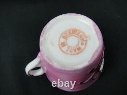 Antique Made in Germany Tiny Pink Tea Cup & Saucer (1895)