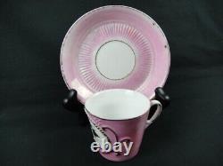 Antique Made in Germany Tiny Pink Tea Cup & Saucer (1895)