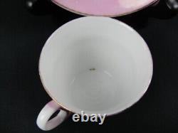 Antique Made in Germany Tiny Pink Tea Cup & Saucer (1895)