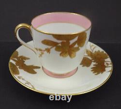 Antique Minton Tea Cup & Saucer, Egg Shell China