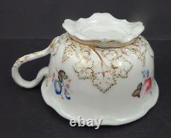 Antique Minton Tea Cup & Saucer, Scenic