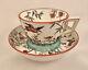 Antique Mintons Tea Cup & Saucer, Flying Cranes