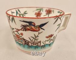 Antique Mintons Tea Cup & Saucer, Flying Cranes