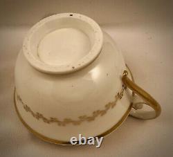 Antique Nantgarw Tea & Coffee Cups with Saucer