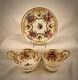Antique Nantgarw Tea & Coffee Cups With Saucer, Hand Painted, C. 1817