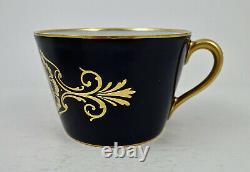 Antique Nymphenburg Tea Cup & Saucer Scenic