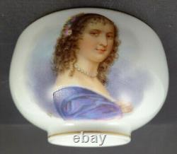 Antique Paris Portrait Cup & Saucer, Sevres Style, B