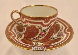 Antique Paris Tea Cup & Saucer, Sevres Style