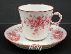 Antique Paris Tea Cup & Saucer, Sevres Style, Armorial