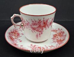 Antique Paris Tea Cup & Saucer, Sevres Style, Armorial