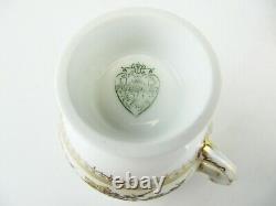 Antique Pirkenhammer Tea Cup & Saucer with Dessert Plate 2640 C 1887 1890