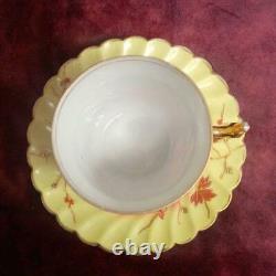 Antique ROYAL BAYREUTH SONTAG&SONS Hand Paint Demitas Cup & saucer