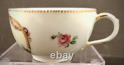 Antique Royal Berlin Tea Cup & Saucer, c. 1770