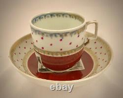 Antique Royal Vienna Tea Cup & Saucer. Authentic, c. 1805