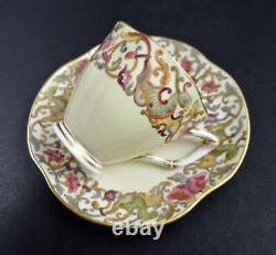 Antique Royal Worcester Tea Cup & Saucer