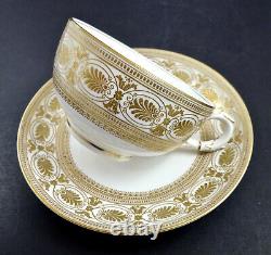 Antique Royal Worcester Tea Cup & Saucer