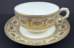 Antique Royal Worcester Tea Cup & Saucer