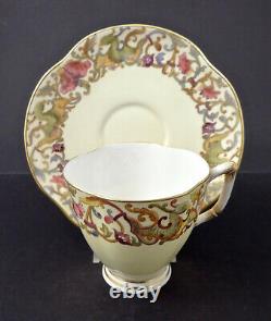 Antique Royal Worcester Tea Cup & Saucer