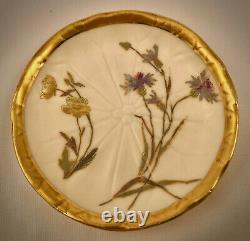 Antique Royal Worcester Tea Cup & Saucer, Lily Pad Shape