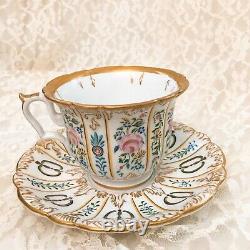 Antique SPM Schuman Berlin Moabit Tea Cup & Saucer Circa 1827 Handpainted Rare