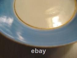 Antique Sevres Gold Painted Portrait Tea Cup and Saucer 18th Century 1756
