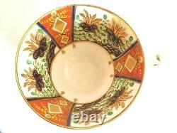 Antique Spode Porcelain London Shape Hand Decorated Imari Tea Cup And Saucer