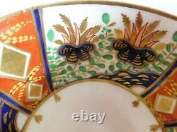 Antique Spode Porcelain London Shape Hand Decorated Imari Tea Cup And Saucer