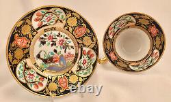 Antique Spode Tea Cup & Saucer, London Shape, Imari Style