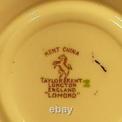 Antique Taylor & Kent Longton Lomond Bone China Tea Cup & Saucer England #6735