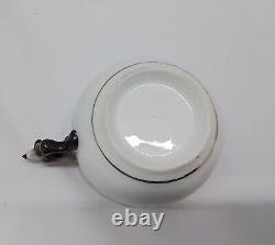 Antique Tea Coffee Bird Handle Whistle Cup & Saucer