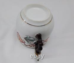 Antique Tea Coffee Bird Handle Whistle Cup & Saucer