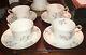 Antique Tea Cups & Saucers Limoges Charles Field Haviland Chifield Chf Gdm 4 Set