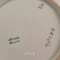 Antique Teacup Saucer Plate Trio plus Finger Handel Plate Signed M. C Lytle 1913