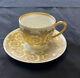 Antique Teacup And Saucer Paragon Gold Filigree By D & C Limoges Circa 1875