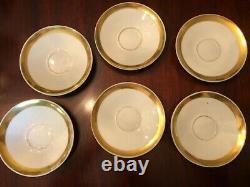 Antique Teacups Set Of 6 Presented As An Award For A Quilt 1857