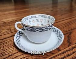 Antique The Cup Of Knowledge Fortune Telling Tea Cup Grosvenor Jackson & Gosling