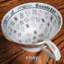 Antique The Cup Of Knowledge Fortune Telling Tea Cup Grosvenor Jackson & Gosling