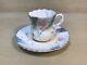 Antique Victorian Porcelain Demitasse Tea Cup & Saucer