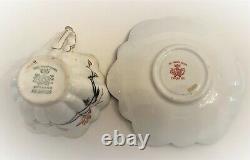 Antique Wilemen Foley England Cup & Sauce #8889 Imari Style Pre-Shelley 1890's