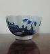 Antique Worcester Porcelain Tea Cup Bowl Blue And White Chinese 18th Century Bow