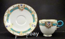 Antique Worcester Tea Cup & Saucer