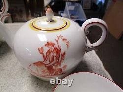 Antique coffee tea set cups teapot Nymphenburg Alfred Hagel RARE
